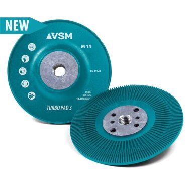 VSM Fiber padas ZFT3 125xM14, Turbo Pad 3, EXTRA HARD VSM Fiber padas ZFT3 125xM14, Turbo Pad 3, EXTRA HARD