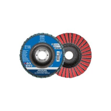 Žiedlapinis diskas Pf 125x22 VFN+P120 grubus (240/120) kombinuotas Žiedlapinis diskas Pf 125x22 VFN+P120 grubus (240/120) kombinuotas