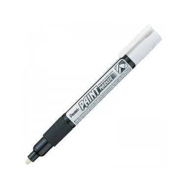 Žymeklis PENTEL PAINT MARKER, 4.0 mm. balta Žymeklis PENTEL PAINT MARKER, 4.0 mm. balta